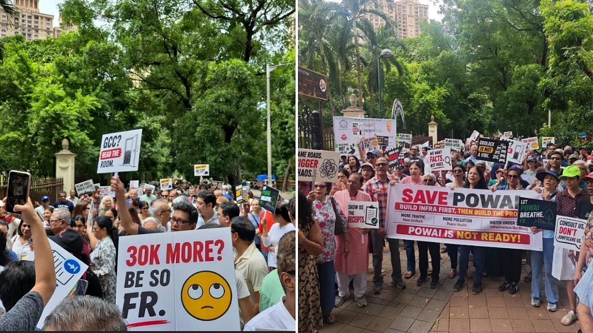 500 Powai Residents Protest Against Unplanned Commercial Growth, Demand Infrastructure Before New Projects