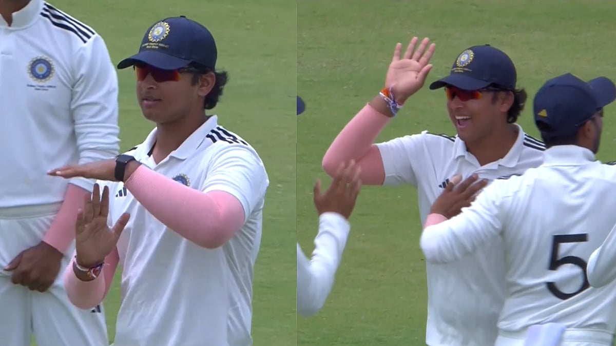 Vaibhav Sooryavanshi Pulls Off Stunning DRS Call After Taking Charge In Ishan Kishan's Absence | Video