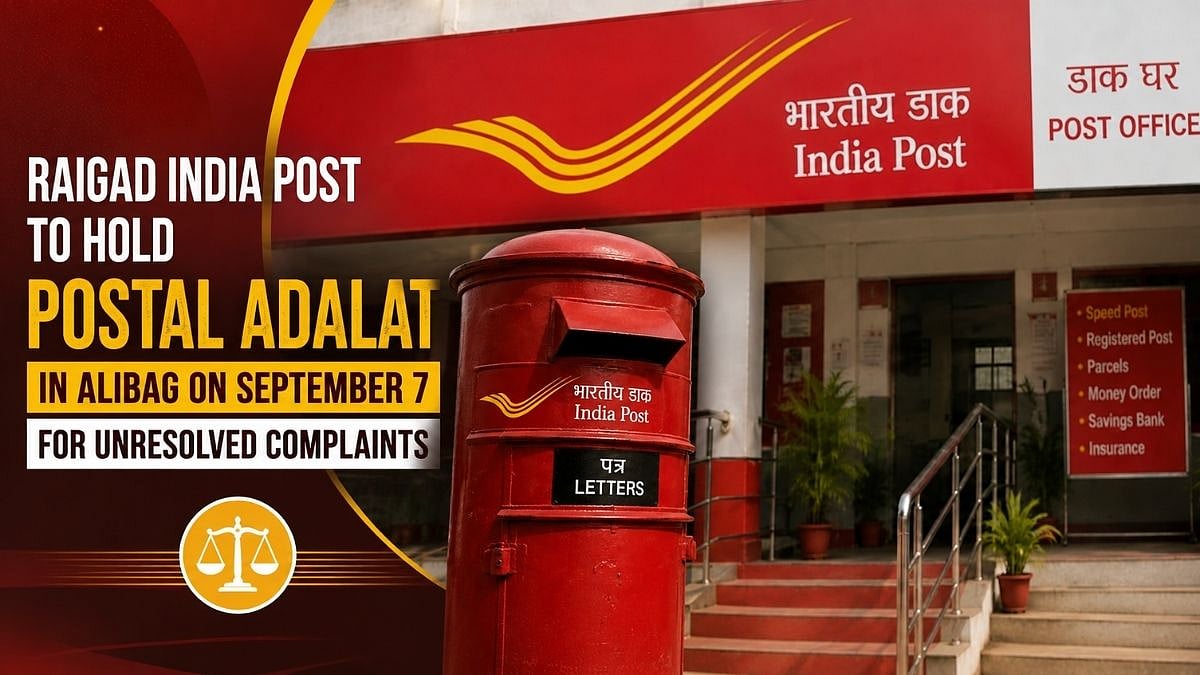 India Post’s Raigad Division To Hold Postal Adalat In Alibag On September 7 For Unresolved Complaints