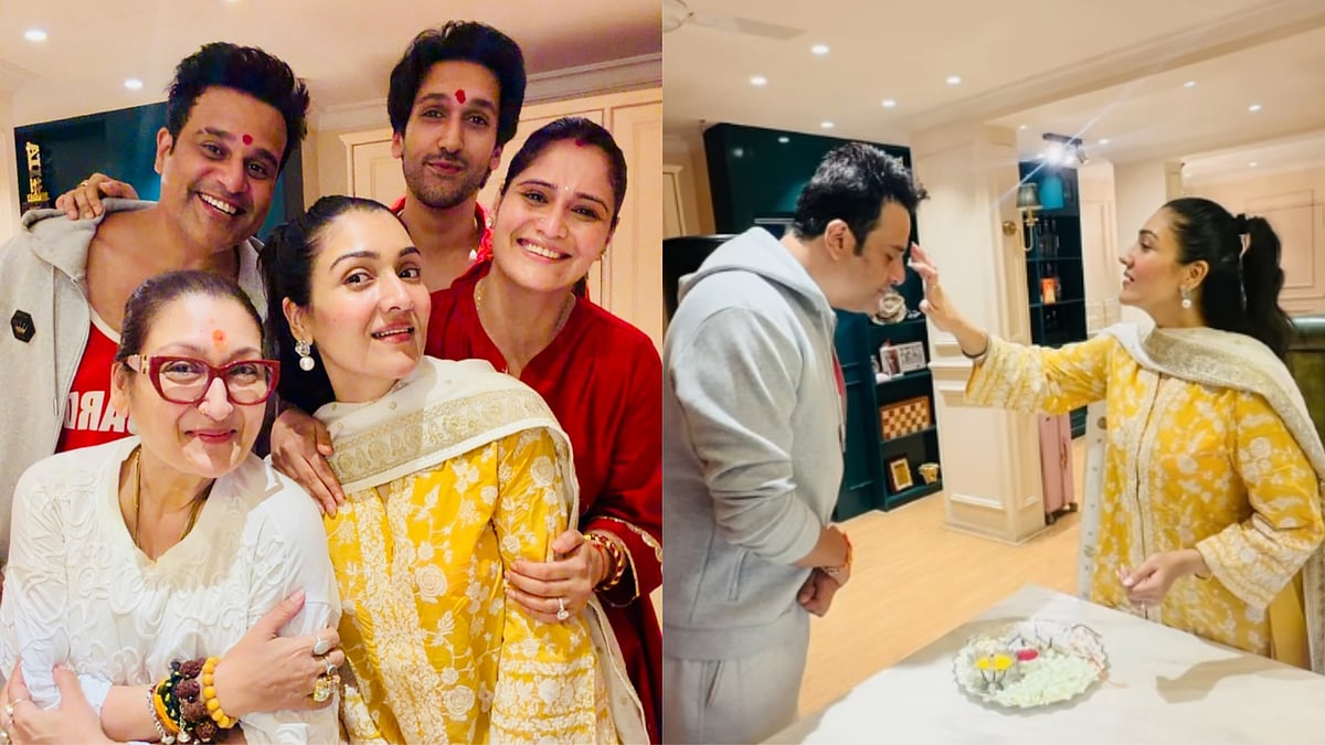 Govinda Skips Family Raksha Bandhan Celebration Amid Feud With Sunita Ahuja; Tina Shares Photos With Krushna Abhishek, Arti Singh