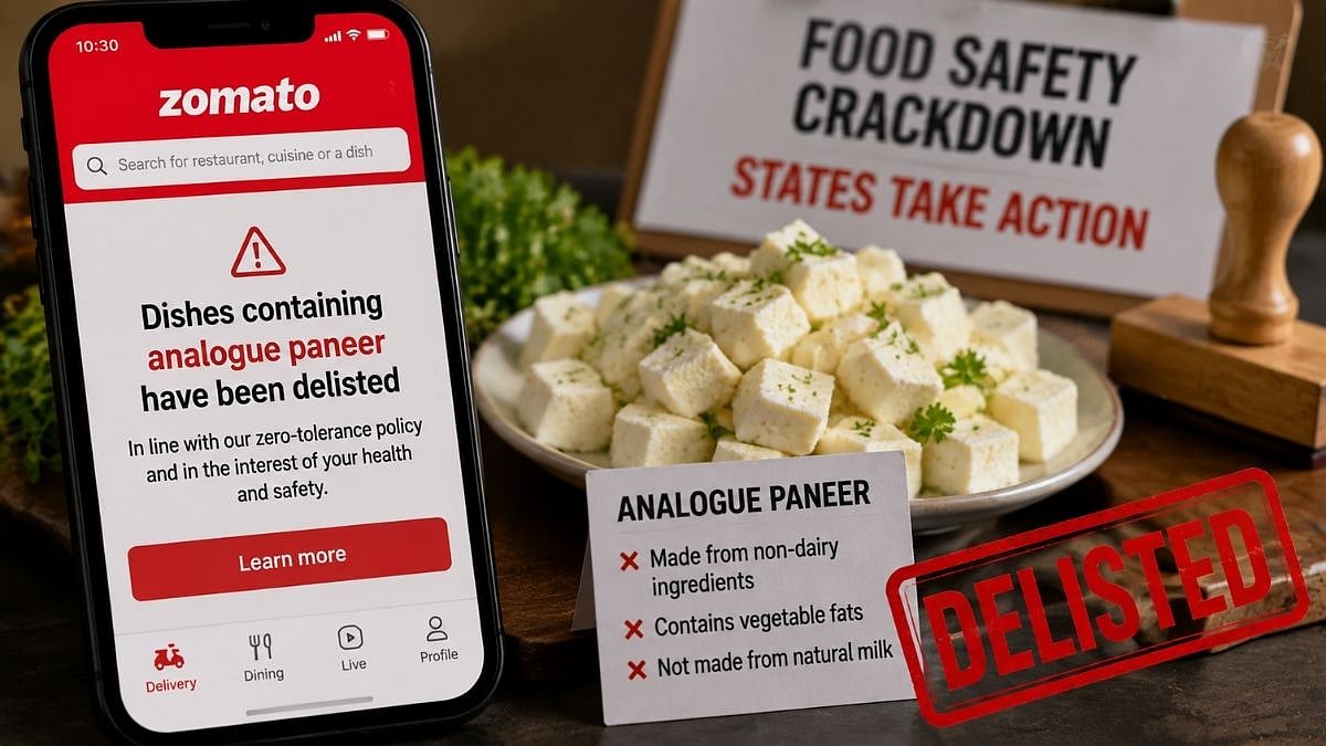 Zomato Delists Analogue Paneer Dishes Across India Amid Intensifying Food Safety Scrutiny