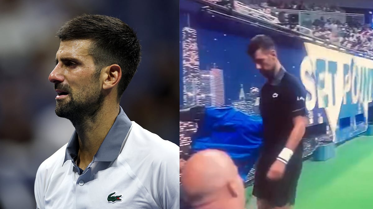 Viral Video Shows Novak Djokovic Vomiting As Physical Struggles Mar US Open Exit | WATCH