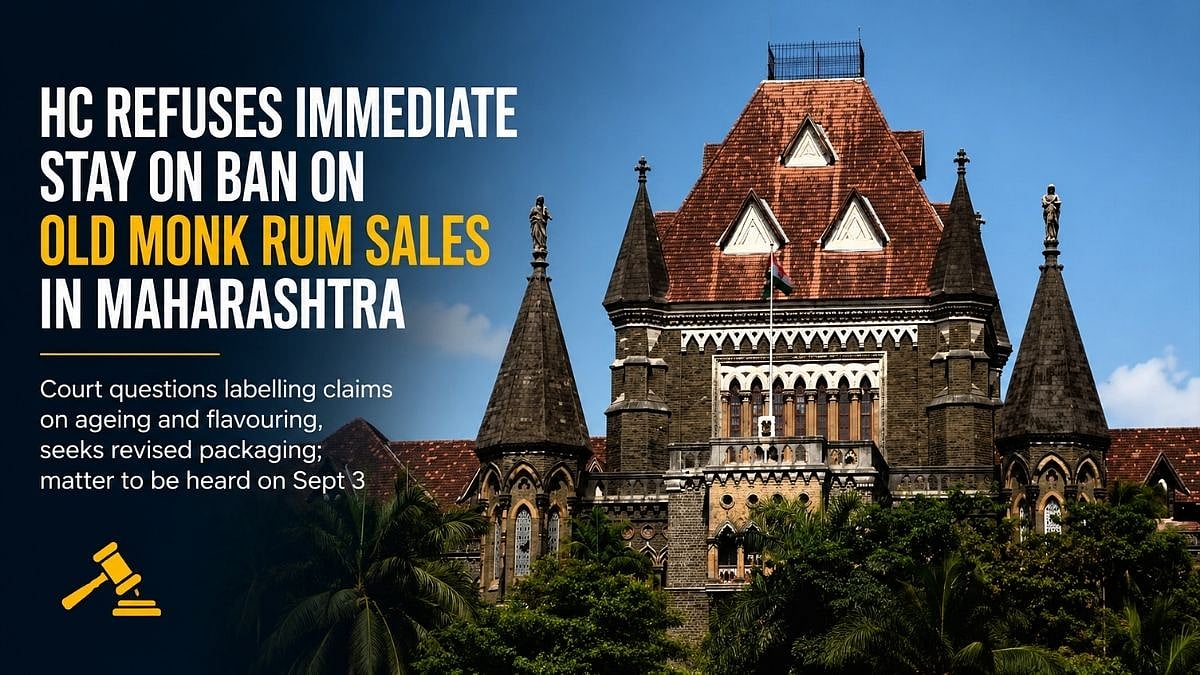 Bombay HC Refuses Immediate Stay On Old Monk Sales Ban In Maharashtra Over Labelling Concerns