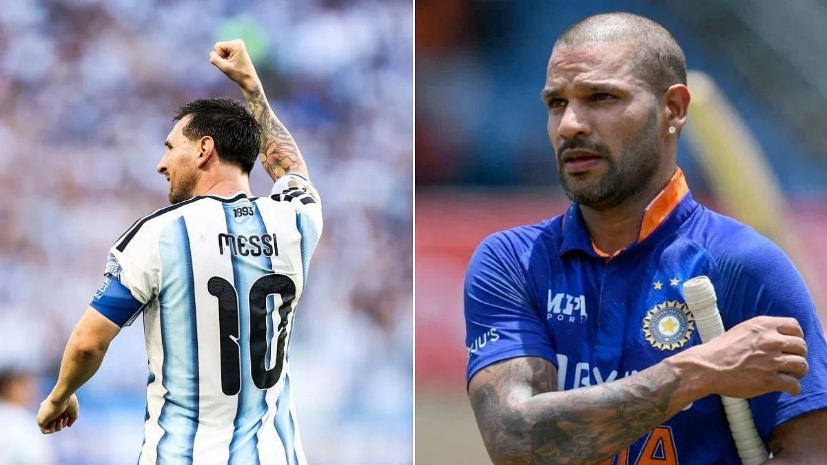 'Argentina Shirt Won’t Feel The Same': Shikhar Dhawan Pays Emotional Tribute To Lionel Messi After International Retirement