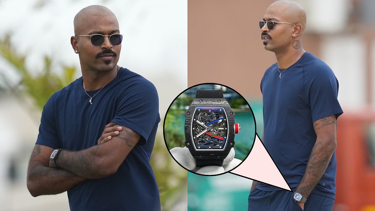 Hardik Pandya Matches His Bald Look With Ultra-Luxe ₹4.5 Cr Richard Mille Watch In Viral Appearance