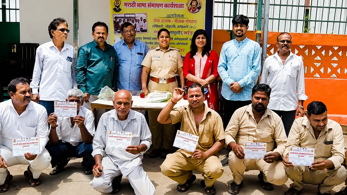 Non-Marathi Auto Drivers In Dombivli Complete Marathi Language Workshop To Improve Passenger Communication