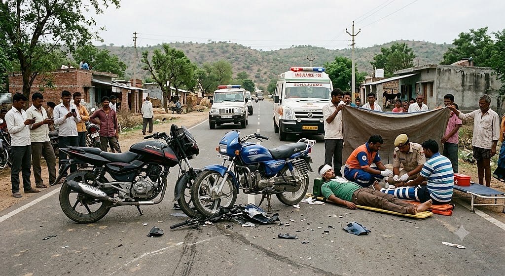 Two Dead After Motorcycles Ram Into Each Other In MP’s Khandwa