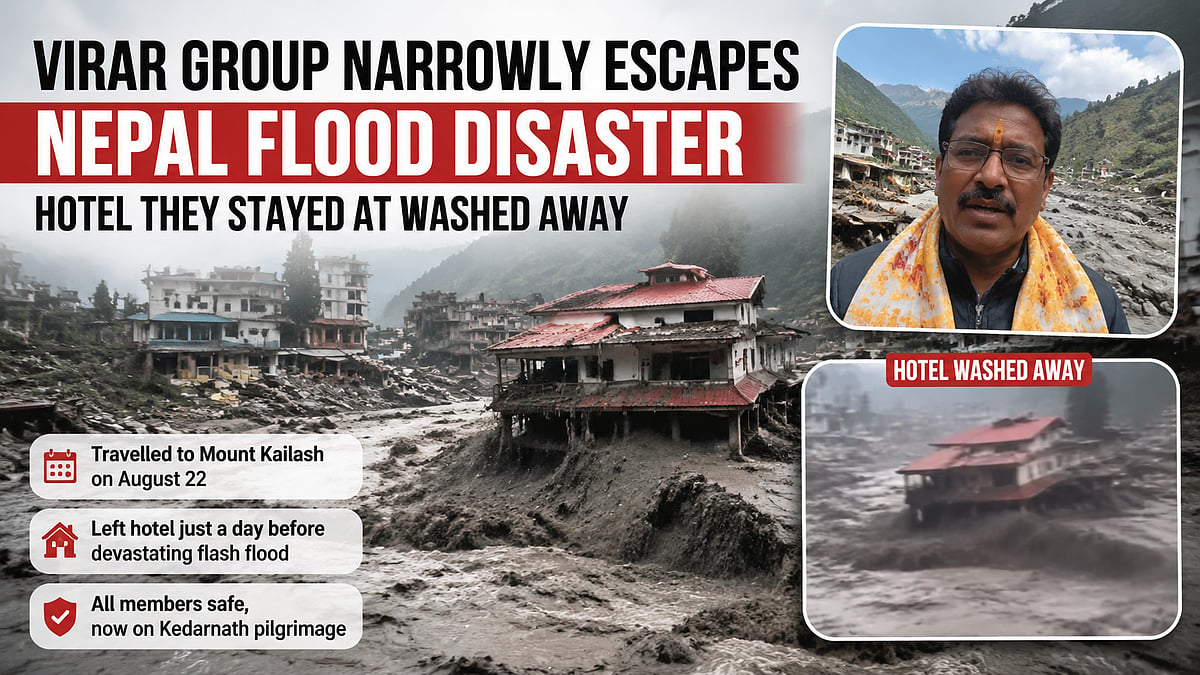 Virar Leader Pradeep Tendulkar Escapes Nepal Flash Flood Disaster After Leaving Hotel A Day Earlier