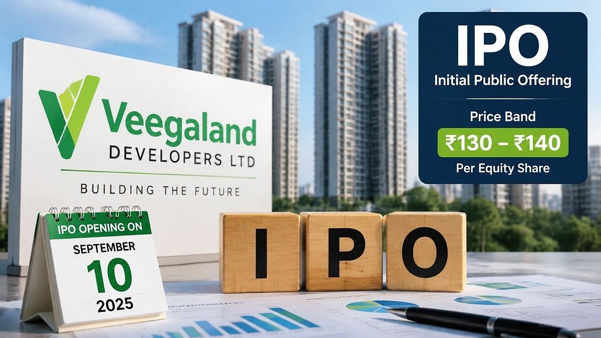 Veegaland Developers IPO To Open On September 10; Price Band Fixed At ₹130-140 Per Share