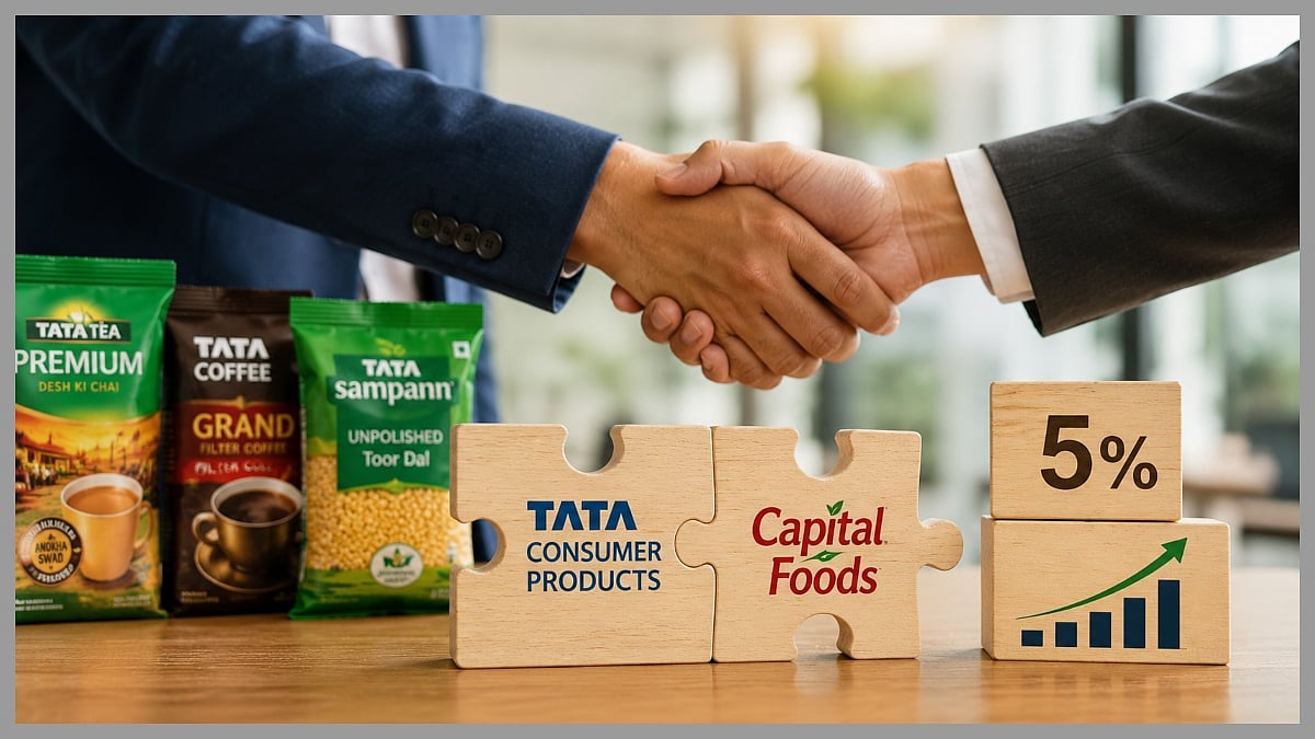 Tata Consumer Raises Capital Foods Stake, Acquires Additional 5% Holding