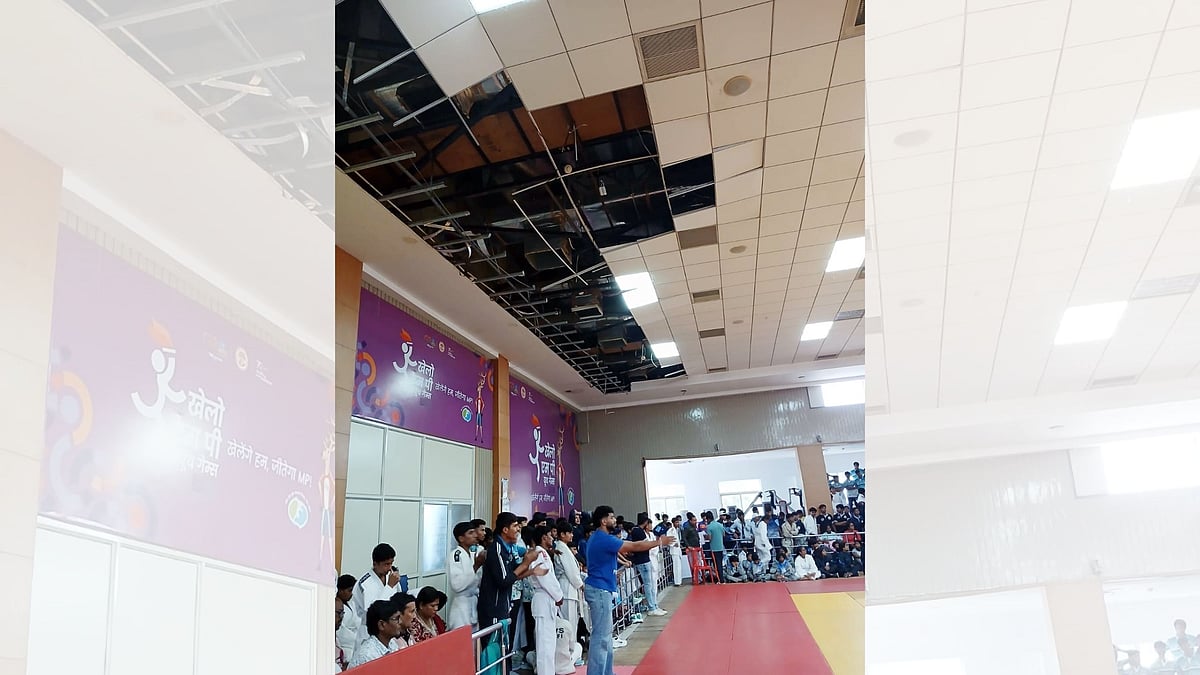 500 Students At Risk As National Judo Meet Held Under Damaged Roof At Bhopal’s TT Nagar Stadium
