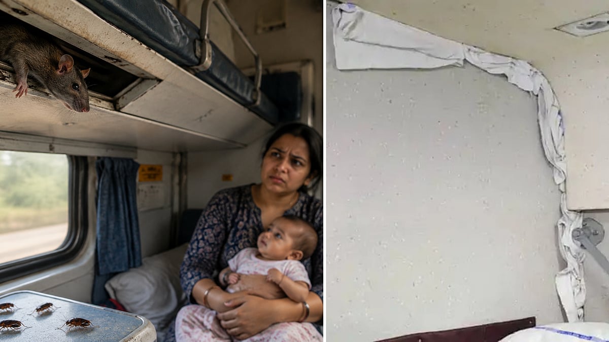 Rat Spotted In First AC Coach Of Indore-Daund Express; Mom Blocks AC Duct With Bedsheet To Protect 5-Month-Old