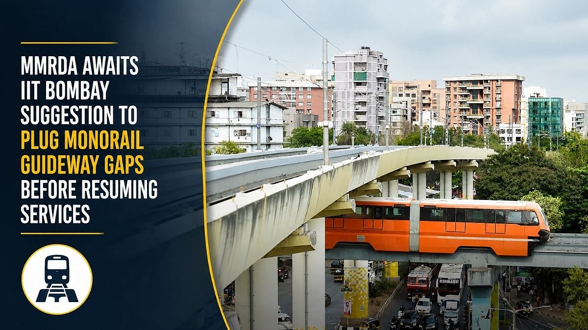 Mumbai Monorail: MMRDA Awaits IIT Bombay Recommendation To Cover Guideway Gaps Before Resuming Services
