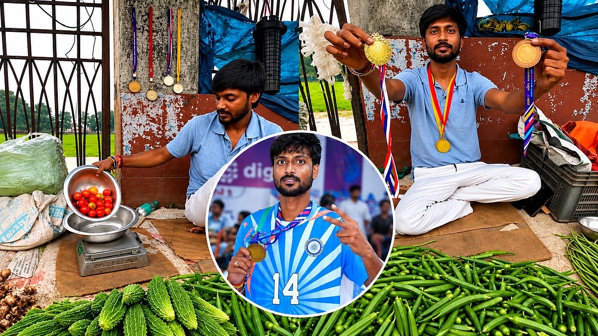 India Gold Medallist Amardeep Kumar Now Selling Vegetables In Ranchi After Struggling For Govt Job; VIDEO