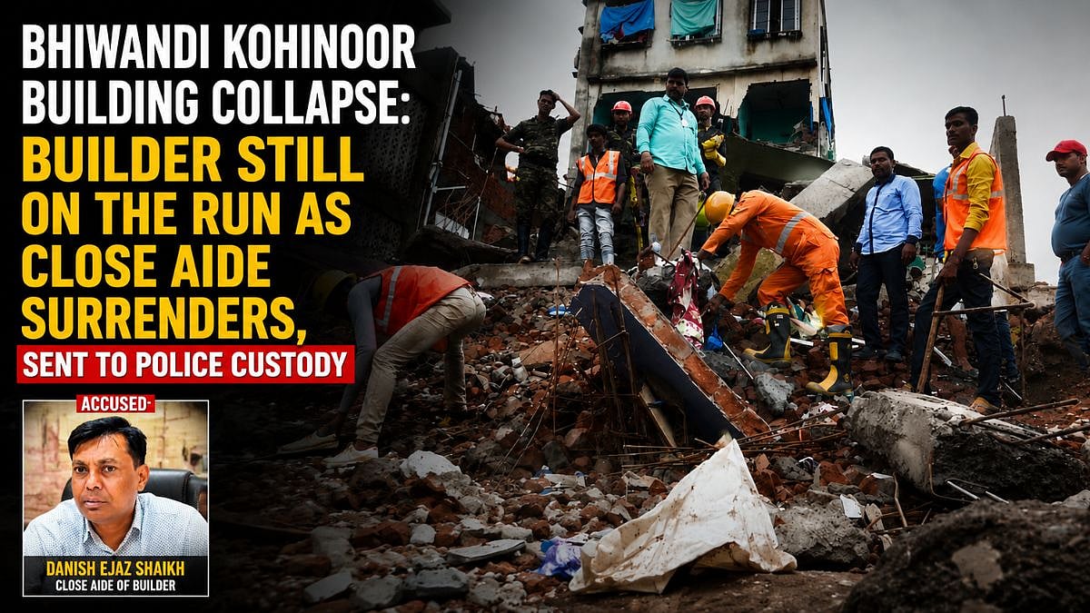 Bhiwandi Kohinoor Building Collapse: Builder Still Absconding As Close Aide Surrenders, Sent To Police Custody