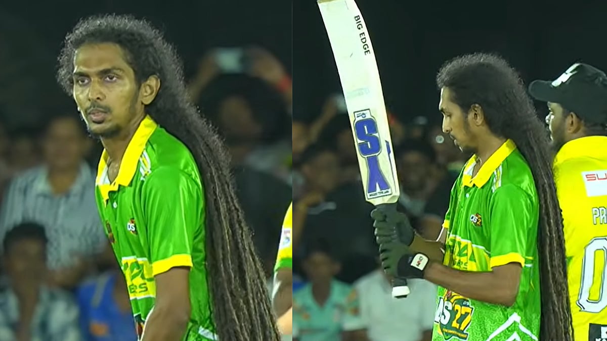 'Which Hair Oil He Uses?': Sri Lankan Cricketer's Long Dreadlocks Leave Netizens In Awe; Video Goes Viral