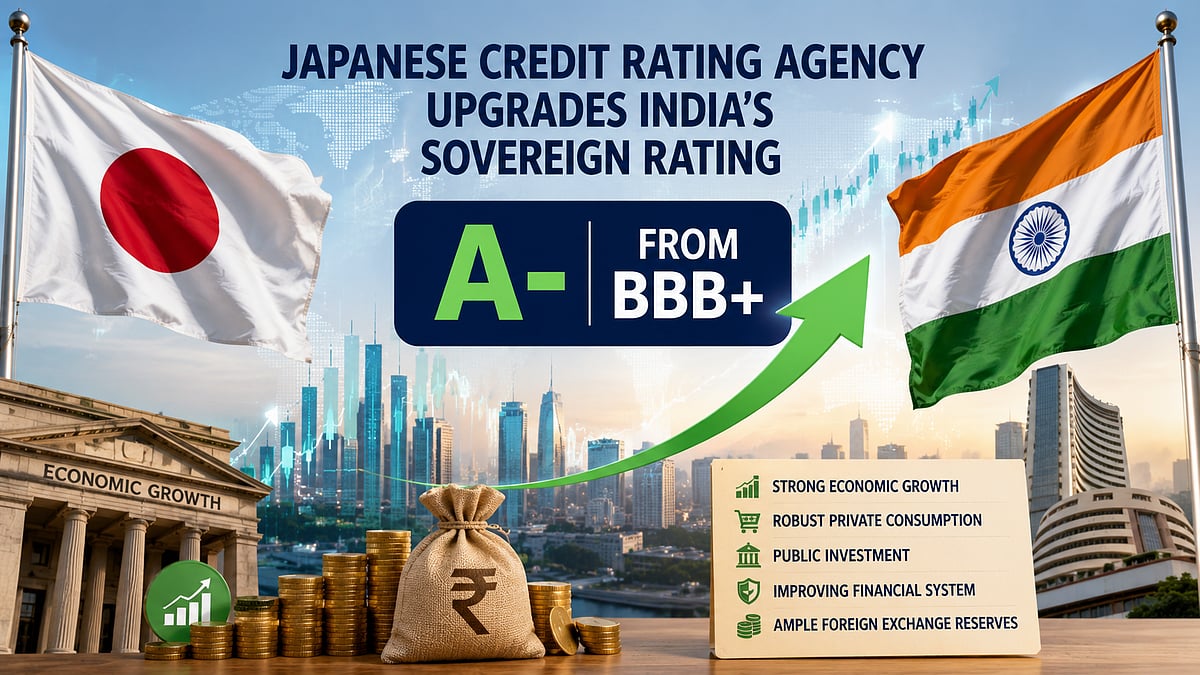 Japan Credit Rating Agency Upgrades India’s Sovereign Rating To A- From BBB+