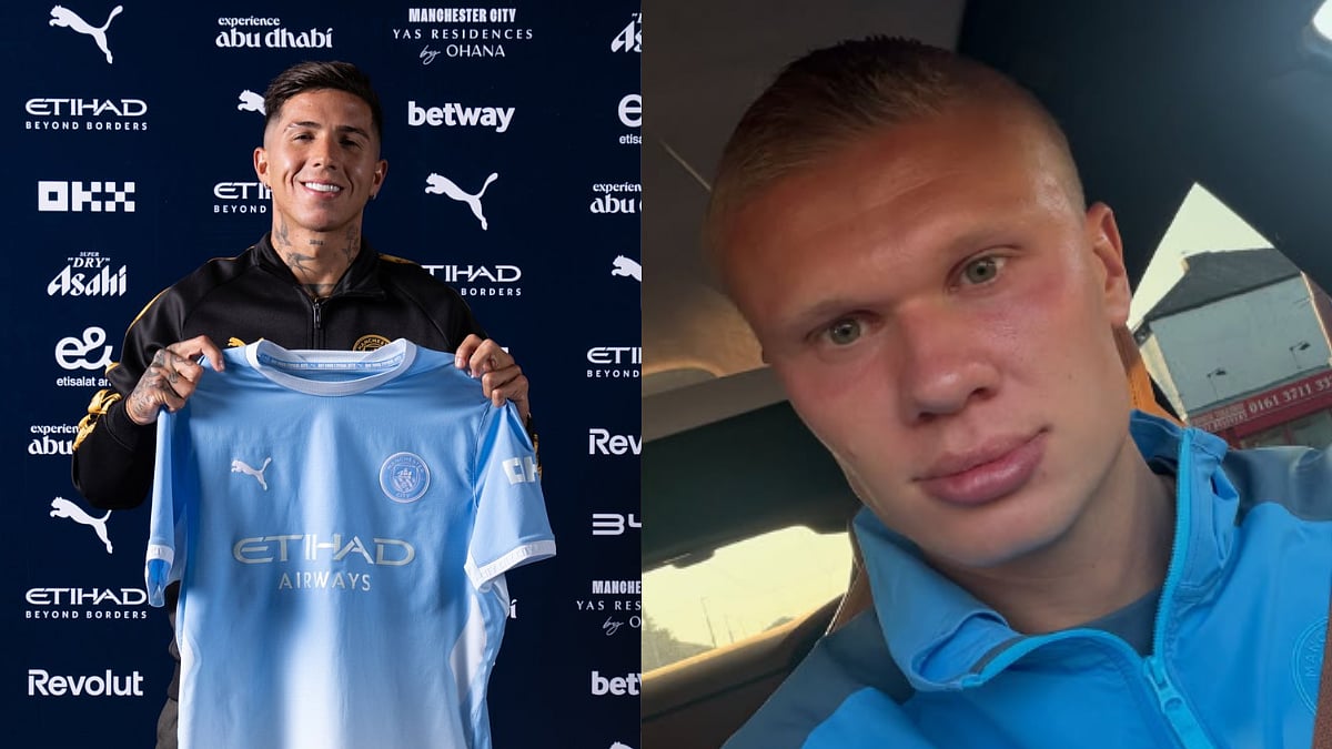 'I Can Go To Sleep': Erling Haaland Delivers Hilarious Response To Enzo Fernandez's Manchester City Move