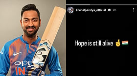 Krunal Pandya left out of India’s Afghanistan T20I squad, posts “Hope is still alive”