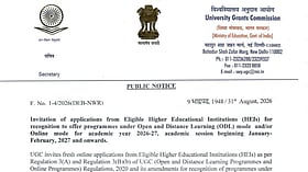 UGC invites HEIs to apply for ODL and online programme recognition for 2026-27