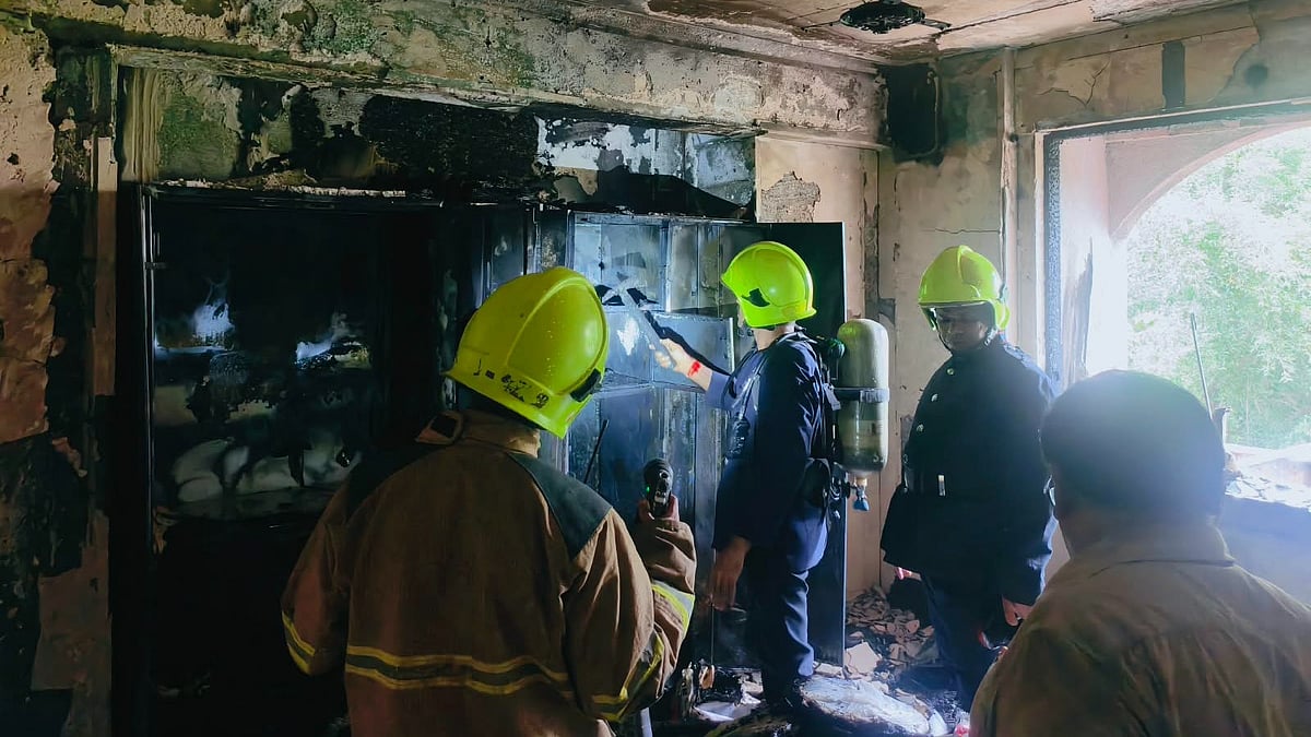Fire Breaks Out In Thane’s Hiranandani Estate Apartment, Two Women Escape Safely