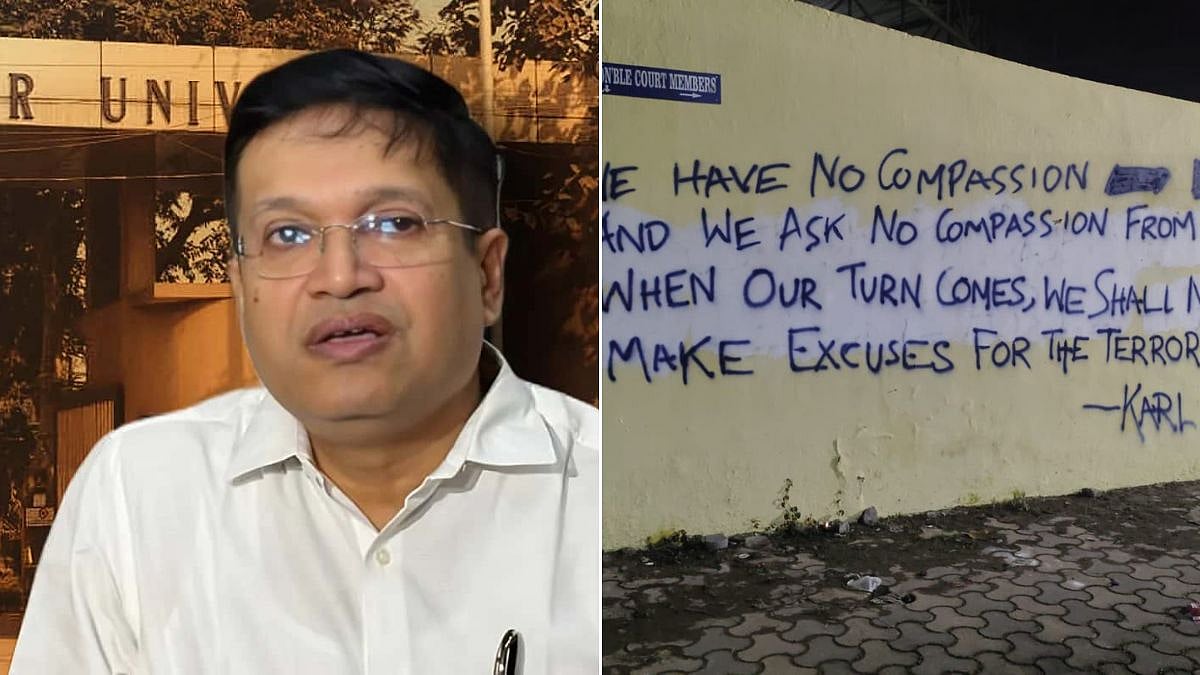 Jadavpur University Graffiti Row: VC Chiranjib Bhattacharya Urges Restraint On Wall Writings, Asks Students To Use Social Media To Voice Views | Video