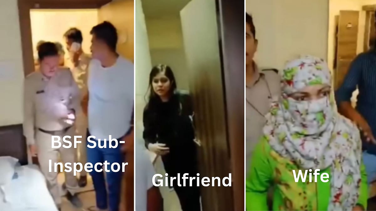 Married BSF Sub-Inspector Caught Sleeping With Other Woman At Indore Hotel; Wife Exposes Him On Camera