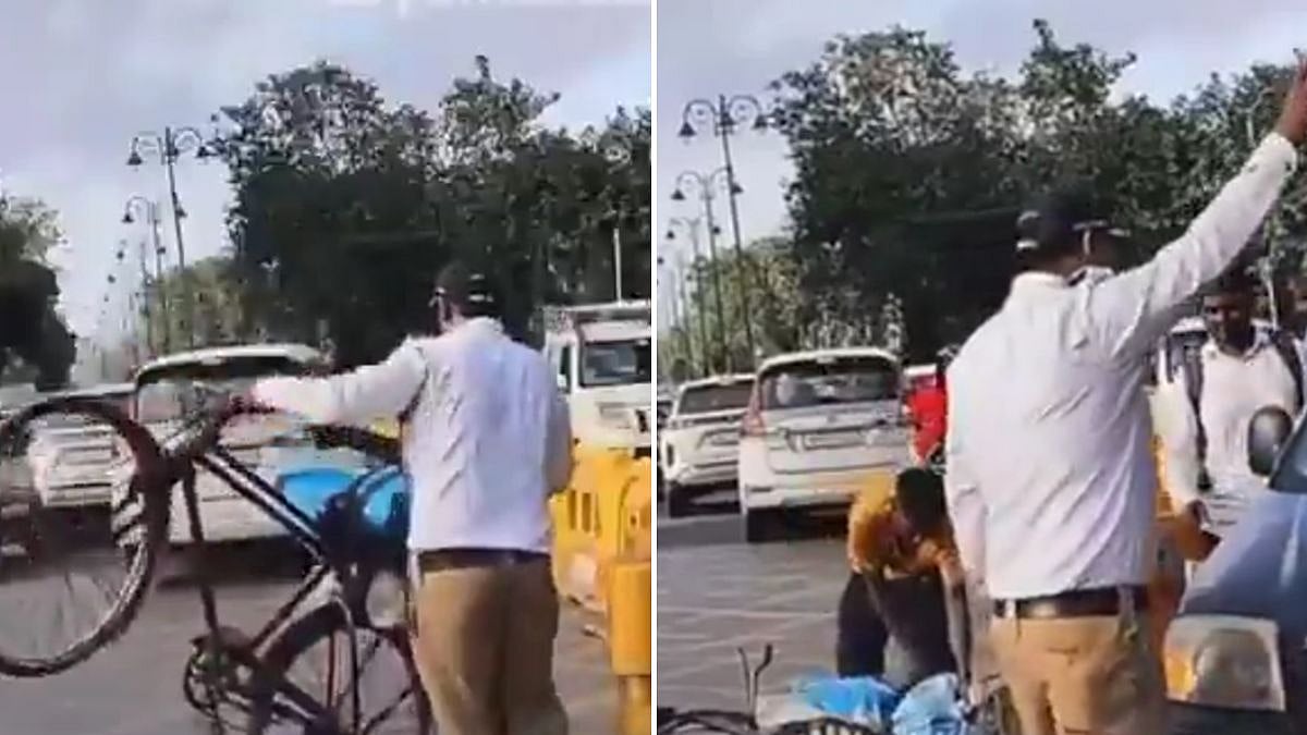 Shiv Sena Leader Milind Deora Questions Cyclist’s Treatment During VIP Convoy Movement, Mumbai Traffic Police To Probe | Video