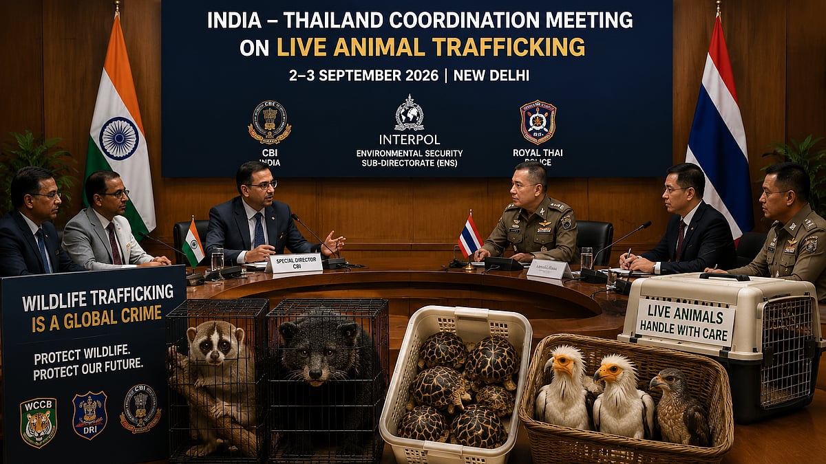 CBI, Thailand Hold Joint Meeting To Combat Rising Live Animal Trafficking Networks In Asia