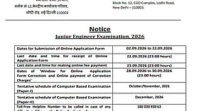 SSC opens SSC JE 2026 applications for 1,748 junior engineer and scientific assistant posts