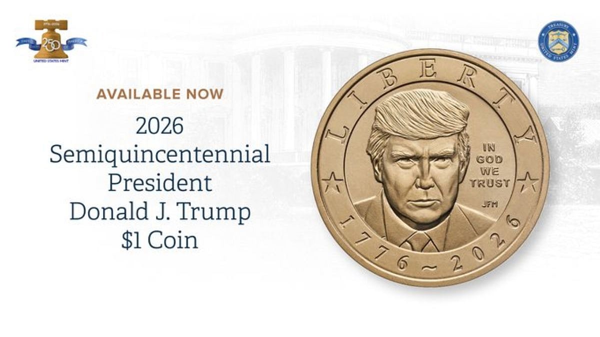 Trump Gets His Own $1 Coin As America Turns 250, But It Comes With A Legal Controversy