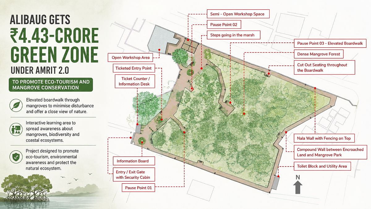 Alibaug Gets ₹4.43-Crore Green Zone Under Amrit 2.0 To Promote Eco-Tourism And Mangrove Conservation