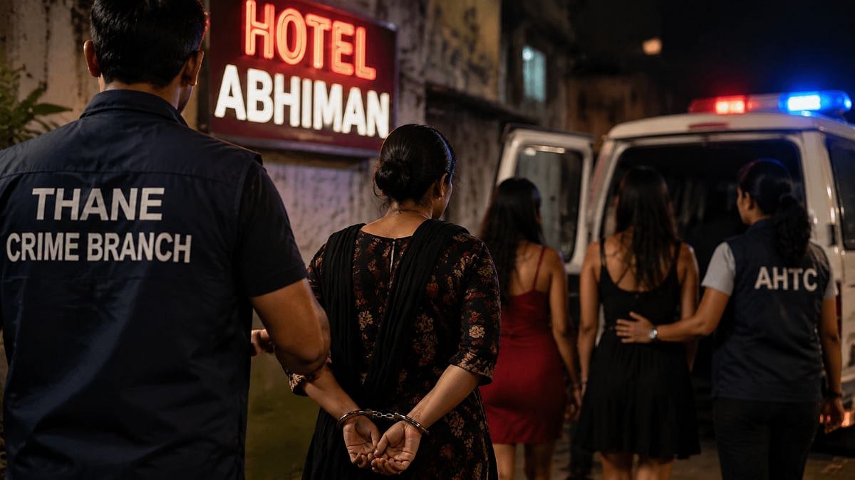 Thane Crime Branch Busts Alleged Sex Racket In Rabodi; Female Agent Arrested, 2 Victims Rescued