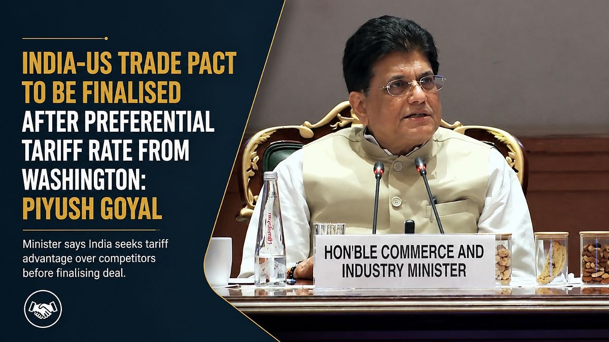 India-US Trade Pact To Be Finalised After Preferential Tariff Rate From Washington: Minister Piyush Goyal | VIDEO