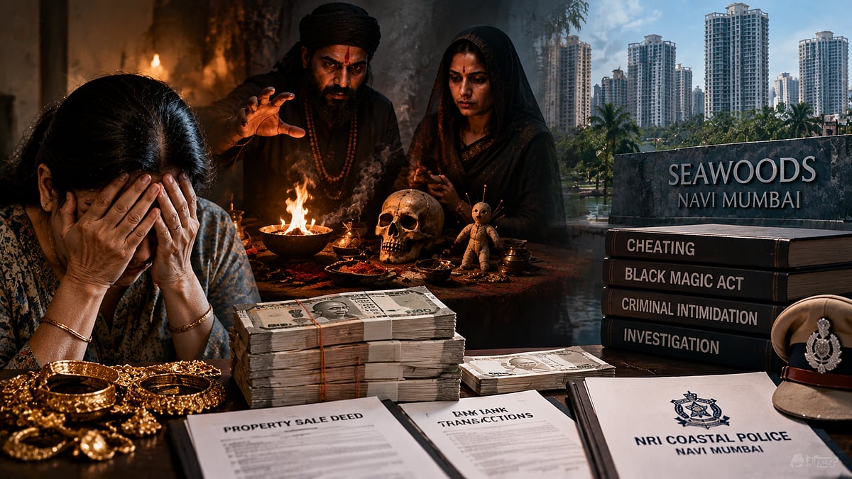 Seawoods Woman Loses ₹1.22 Crore To UP Couple Claiming Supernatural Powers, Police Book Accused Under Anti-Black Magic Law