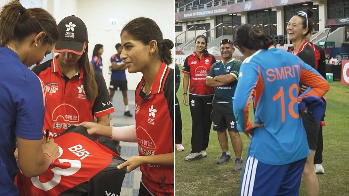 WATCH: Smriti Mandhana Gives Pep Talk To Hong Kong Cricketers After Record Ton, Harmanpreet Kaur Signs Autographs After Asia Cup Clash