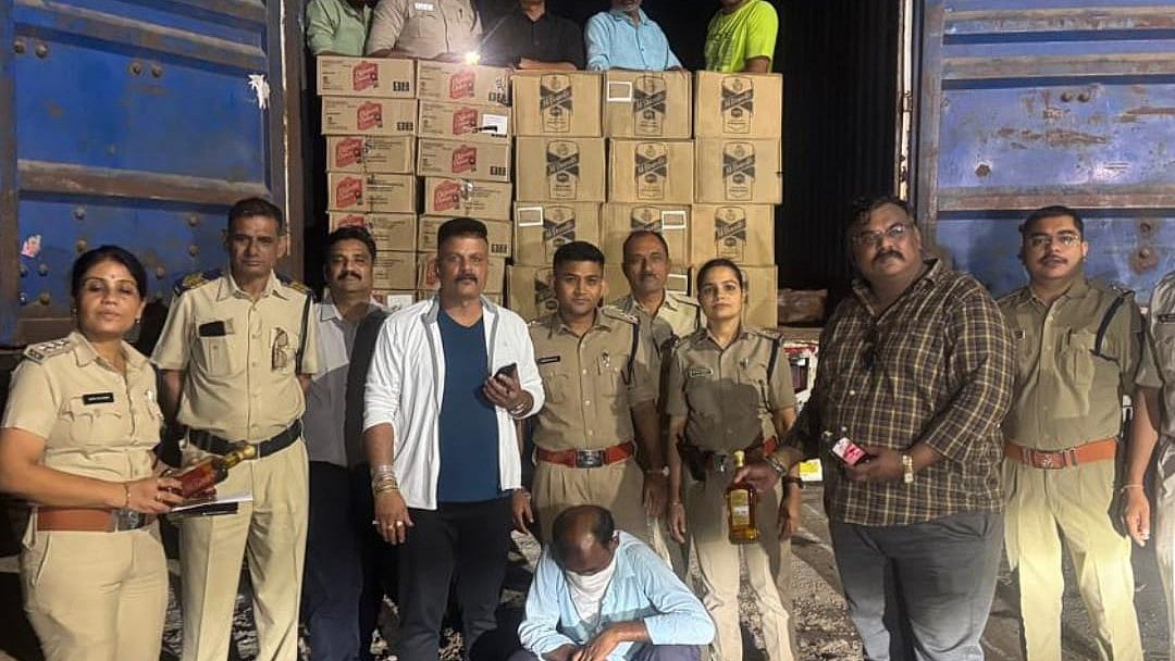 ₹55-Lakh Haryana Liquor Allegedly Headed To Dry Gujarat Seized In Indore, Driver Held