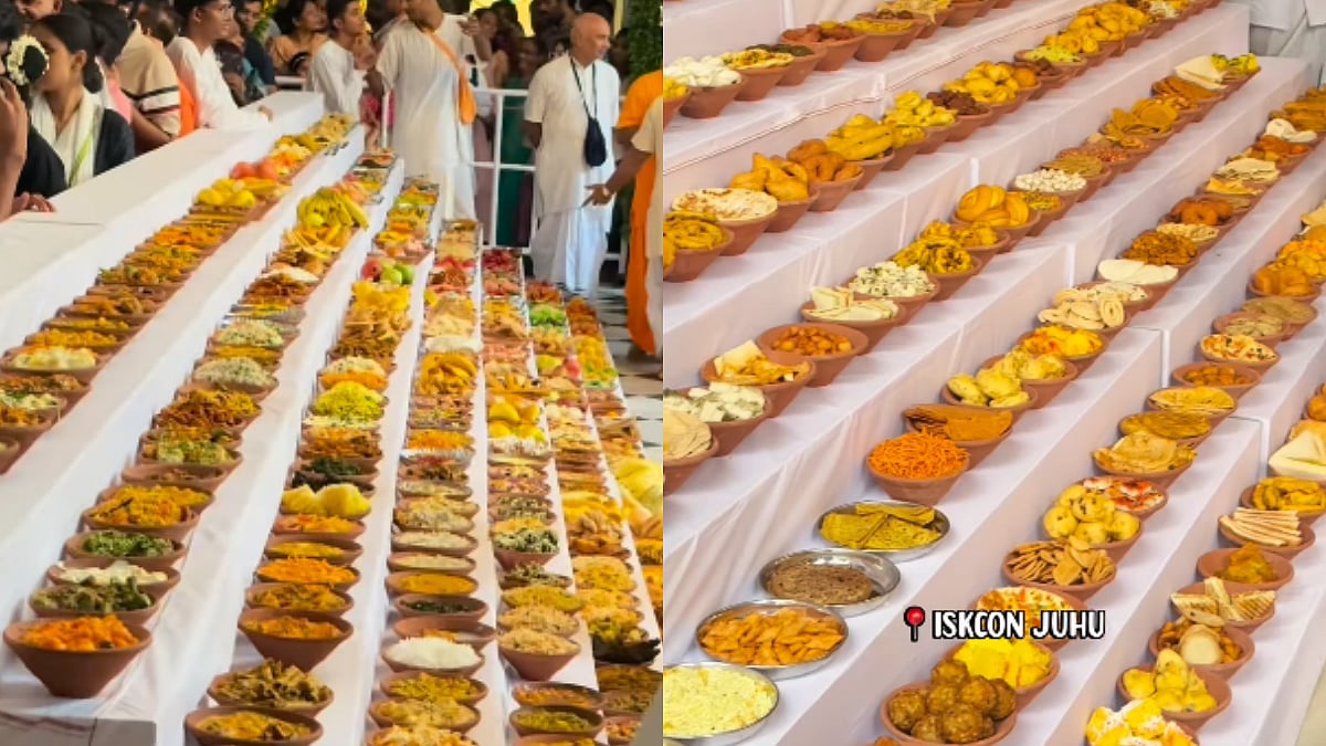 Janmashtami 2026: ISKCON Juhu To Offer '1008 Bhoga' To Lord Krishna With Sushi, Tacos, Pizza & 100+ Cuisines