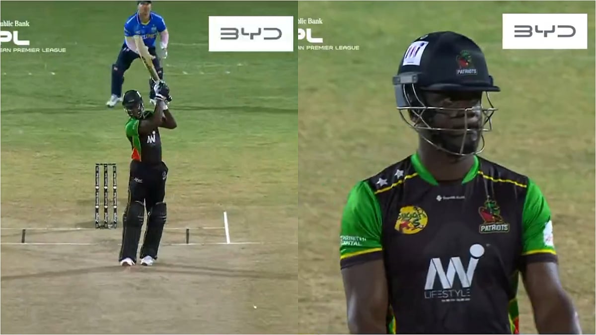Spicy! Andre Fletcher Stylishly Smashes Massive 'No-Look' Six Out Of The Park In CPL 2026 Clash; VIDEO