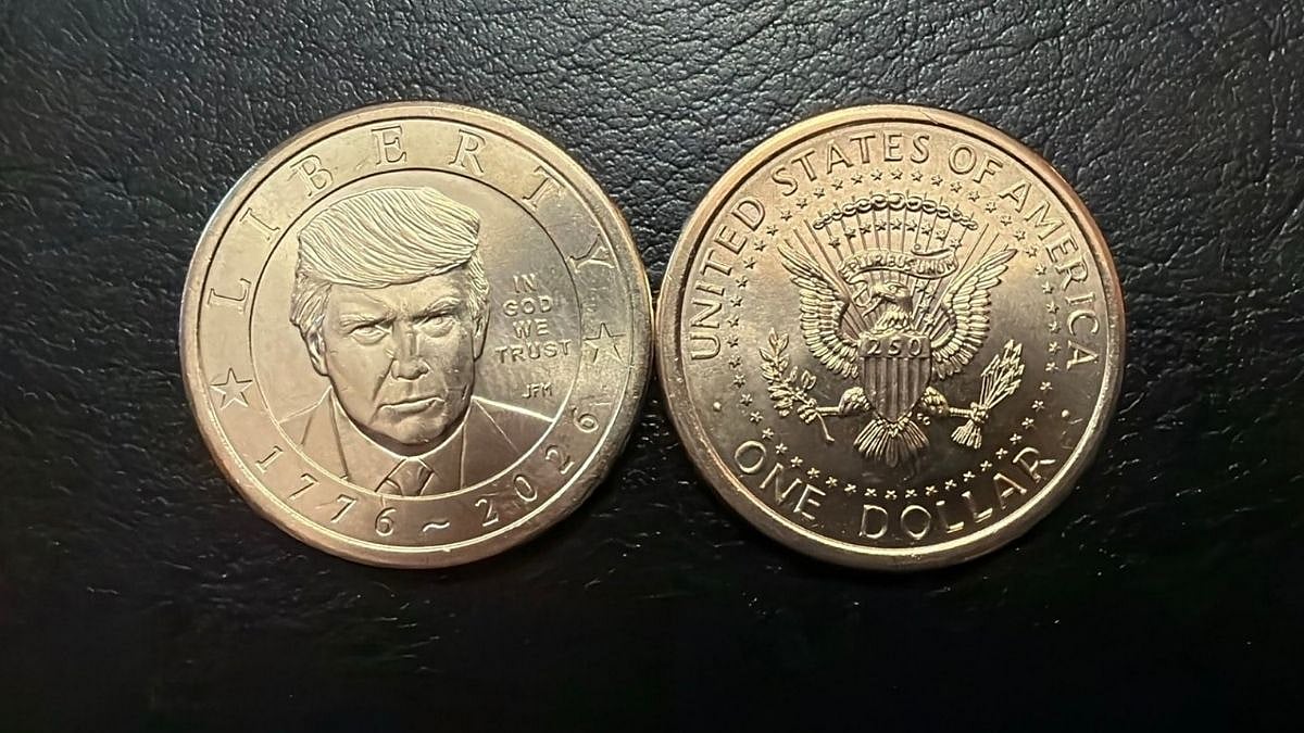 Donald Trump's Face Features On $1 Coin Released By U.S. Mint For America’s 250th Anniversary; Critics Ask 'Is This Legal?'