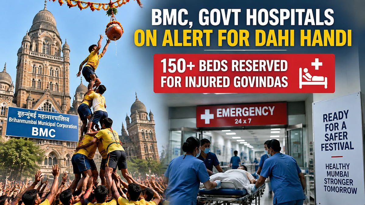 Mumbai Dahi Handi 2026: BMC Reserves 150+ Beds, Emergency Teams On Standby For Govinda Injuries