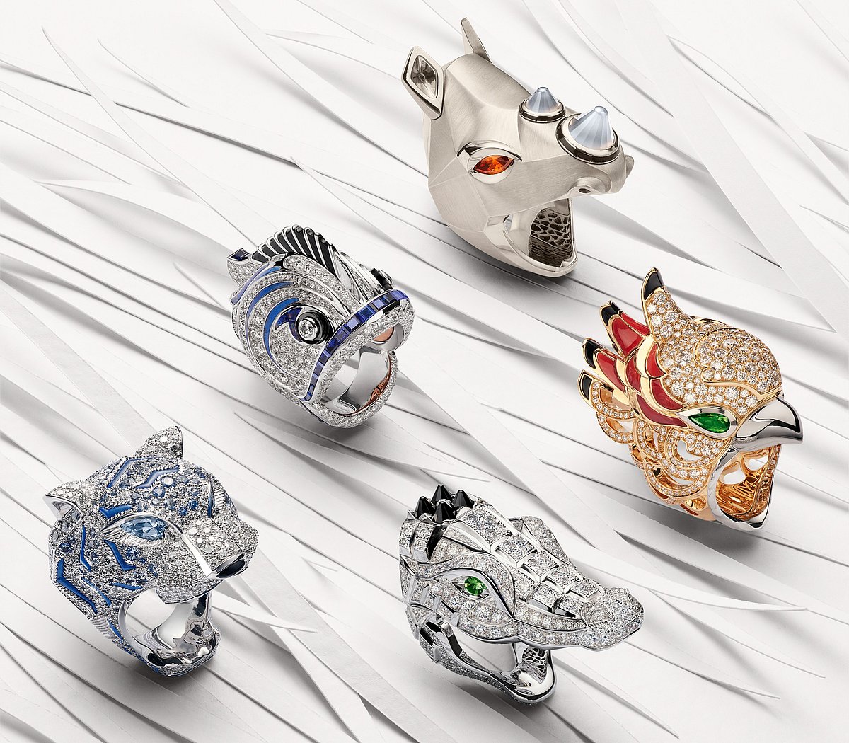 Cartier’s latest collection features five new creatures