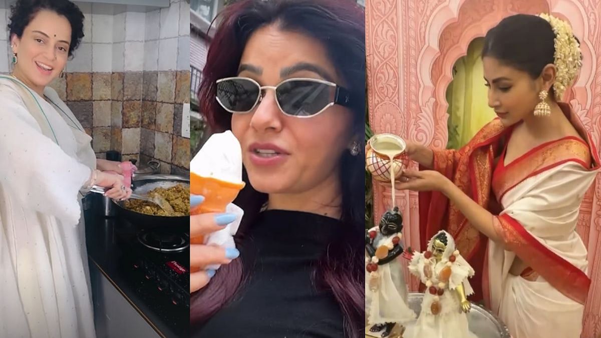 Happy Janmashtami 2026: From Kangana Ranaut Making Bhog To Mouni Roy Visiting ISKCON, Celebs Extend Warm Wishes To Fans- Photos & Videos
