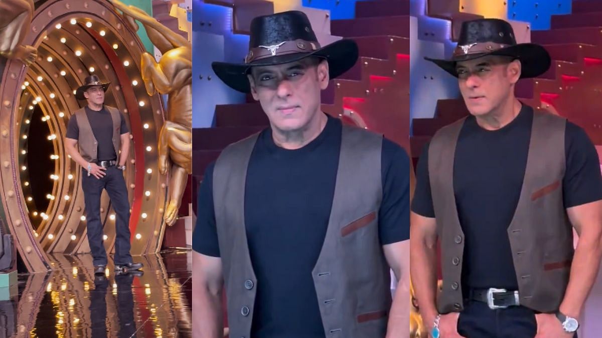 Bigg Boss 20 Shoot Begins: Salman Khan Arrives On Set Clean-Shaven & In Cowboy Hat; Fans React, 'He's Looking Like He's 40'- VIDEO