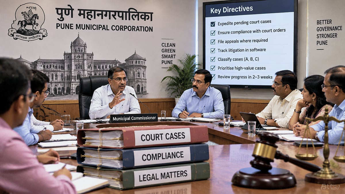 Pune Civic Body Orders Swift Action On Pending Court Cases, Directs Departments To Ensure Timely Compliance With Judgments