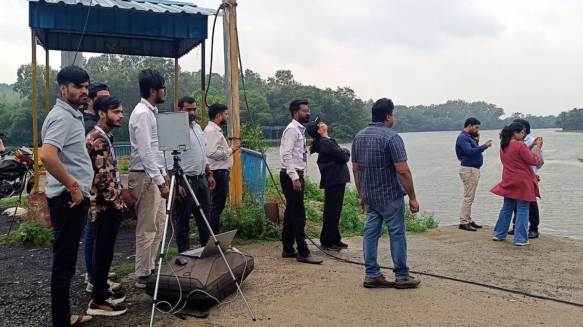Drones Take Flight Over Bhopal’s Bhoj Wetland To Redraw Boundaries After NGT Direction