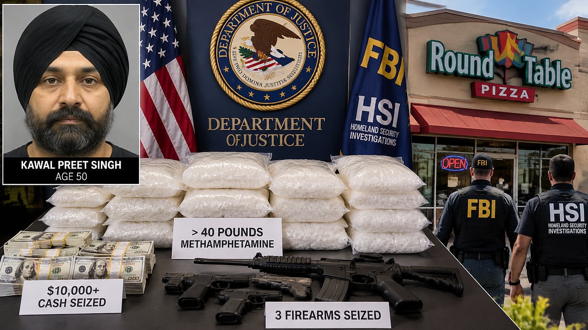 Indian National Charged With Drug Trafficking, Illegal Firearm Possession In US