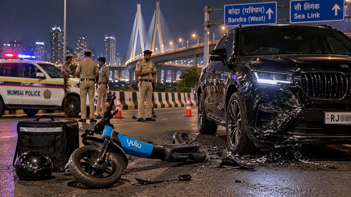Mumbai Tragedy: 20-Year-Old Delivery Rider Dies After Electric Scooter Collides With SUV In Bandra West; Driver Arrested