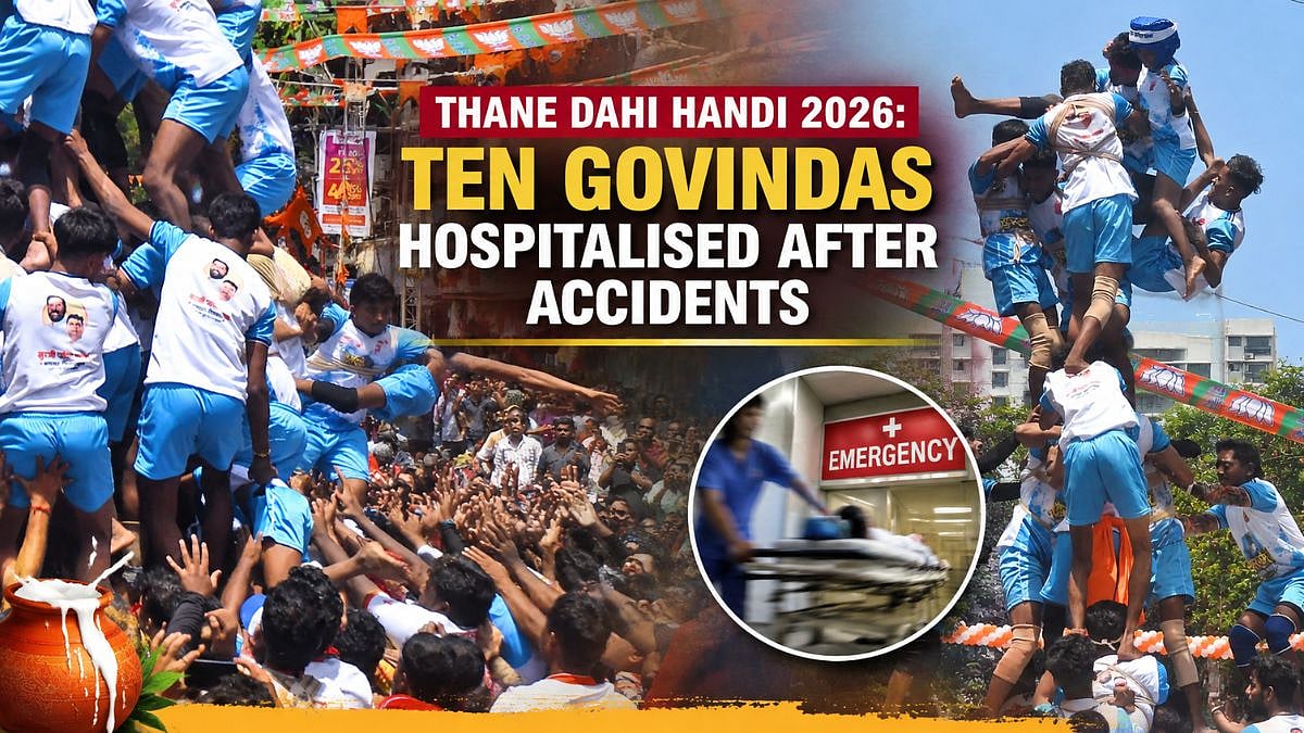 Thane Dahi Handi 2026: Ten Govindas Hospitalised After Accidents; 65-Year-Old Suffers Head Trauma