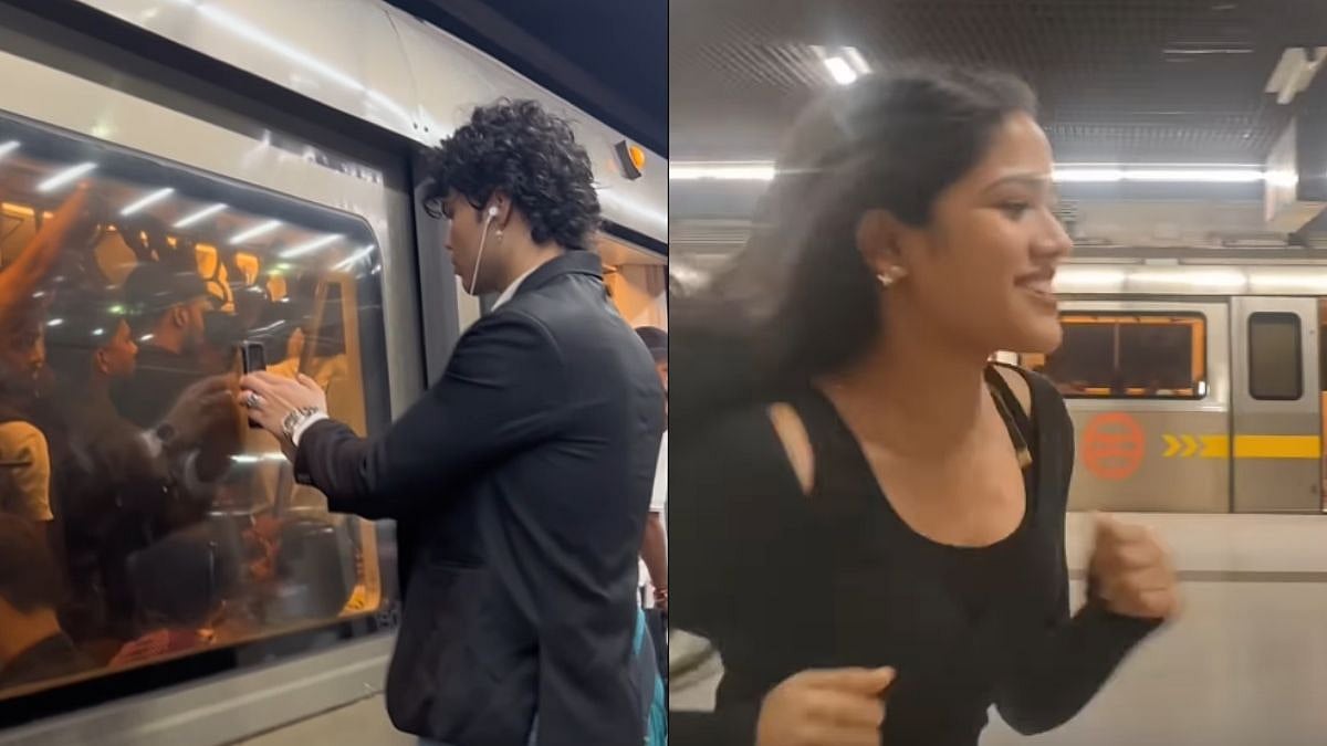 Delhi Metro Warns Content Creators Against Shooting Reels On Train Windows After Multiple Videos Go Viral - WATCH